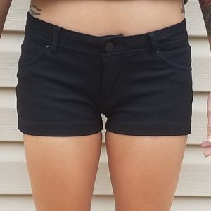 Labijou black stretch shorts